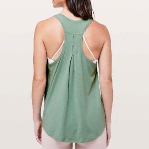 LA Made Essential Love Tank Green SZ LARGE NEW~